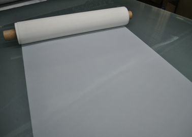 Blanc de maille d'impression d'écran en soie de polyester de haute précision pour l'impression en verre