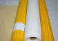 Tissu filtrant blanc/de jaune monofilament, largeur du tissu de maille d'écran 258cm